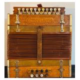 LL - Vintage Concertone German Accordion with Floral Detailing
