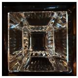 LL - Waterford Cut Crystal Square Footed Dish