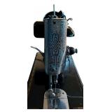 LL - Vintage Singer Sewing Machine with Table and Stool