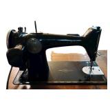 LL - Vintage Singer Sewing Machine with Table and Stool