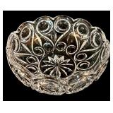 LL - Collection of Vintage Glass and Crystal Bowls, Creamer, and Basket
