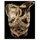 LL - Collection of Vintage Glass and Crystal Bowls, Creamer, and Basket