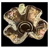 LL - Collection of Vintage Glass and Crystal Bowls, Creamer, and Basket
