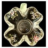 LL - Collection of Vintage Glass and Crystal Bowls, Creamer, and Basket