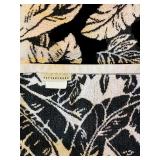 LL - Pottery Barn Towel Set, Black and White Rug, and Satin Napkins Bundle