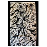 LL - Pottery Barn Towel Set, Black and White Rug, and Satin Napkins Bundle