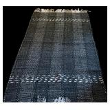 LL - Pottery Barn Towel Set, Black and White Rug, and Satin Napkins Bundle