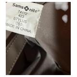LL - Set of 2 Vintage Luggage Pieces Pierre Cardin and Samsonite