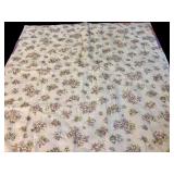 LL - Handmade Patchwork Baby Quilt with Floral and Pastel Blocks