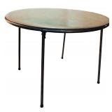 LL - Vintage Costco Home Products Folding Round Table 39.5 Inch Diameter