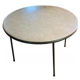 LL - Vintage Costco Home Products Folding Round Table 39.5 Inch Diameter