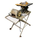 S - SCOT Half Horse Power Motor Table Saw on Folding Stand