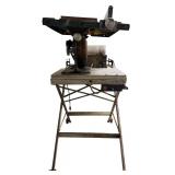 S - SCOT Half Horse Power Motor Table Saw on Folding Stand