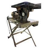S - SCOT Half Horse Power Motor Table Saw on Folding Stand