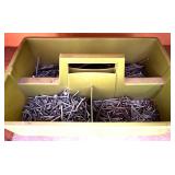 S - Assorted Hardware Collection with Drawers, Screws, Nails, Washers and Fasteners