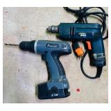 S - Altocraft 18V Cordless Drill and Black & Decker Electric Drill Set