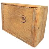 LL - Vintage Wooden Crate, German Beer Stein, Radio, and Metal Bell Lot