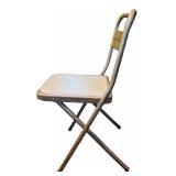 LL - Set of 4 Vintage Durham Metal Folding Chairs