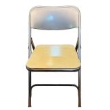LL - Set of 4 Vintage Durham Metal Folding Chairs