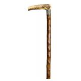 LL - Set of 3 Vintage Wooden Walking Canes with Carved and Ornate Handles