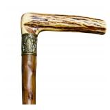 LL - Set of 3 Vintage Wooden Walking Canes with Carved and Ornate Handles