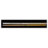 LL - Pair of 36-Inch Wooden Yardsticks with Woven Sleeve Cover