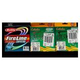 LL - Large Collection of Fishing Line and Assorted Lures