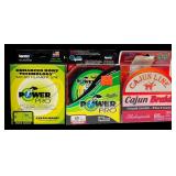 LL - Large Collection of Fishing Line and Assorted Lures