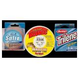 LL - Large Collection of Fishing Line and Assorted Lures
