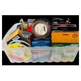 LL - Large Collection of Fishing Line and Assorted Lures