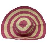 LL - Set of 4 Woven Straw and Crochet Wide Brim Sun Hats
