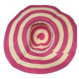 LL - Set of 4 Woven Straw and Crochet Wide Brim Sun Hats