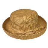 LL - Set of 4 Woven Straw and Crochet Wide Brim Sun Hats