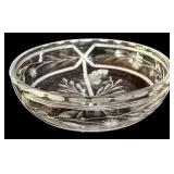 LL - Collection of Vintage Glass Serving Pieces and Bowls including Candlewick Platter