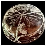 LL - Collection of Vintage Glass Serving Pieces and Bowls including Candlewick Platter