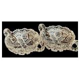 LL - Collection of Vintage Glass Serving Pieces and Bowls including Candlewick Platter