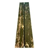 BY - Vintage Wooden Bench and Table Set with Distressed Finish