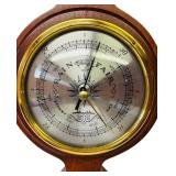 LL - Vintage Wooden Wall Barometer with Thermometer and Hygrometer