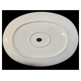 LL - Vintage White Porcelain Serving Platter and Bowls Set