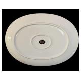 LL - Vintage White Porcelain Serving Platter and Bowls Set