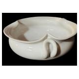 LL - Vintage White Porcelain Serving Platter and Bowls Set