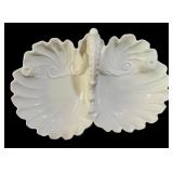 LL - Vintage White Porcelain Serving Platter and Bowls Set