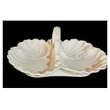 LL - Vintage White Porcelain Serving Platter and Bowls Set