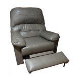 LL - Gray Recliner Chair with Plush Cushioning