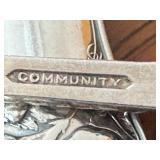 K - Collection of 6 Vintage Silver Plate Serving Spoons and Ladles