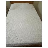 BR - Vintage Handmade Popcorn Crochet Full Size Bedspread Coverlet