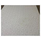 BR - Vintage Handmade Popcorn Crochet Full Size Bedspread Coverlet