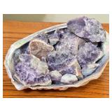 BR - Shell Filled with Amethyst Geodes Collection