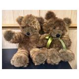 LL - Pair of Custom Made Faux Fur Teddy Bears