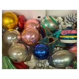 LL - Vintage Shiny Brite and More Glass Christmas Ornaments Assorted Styles and Colors